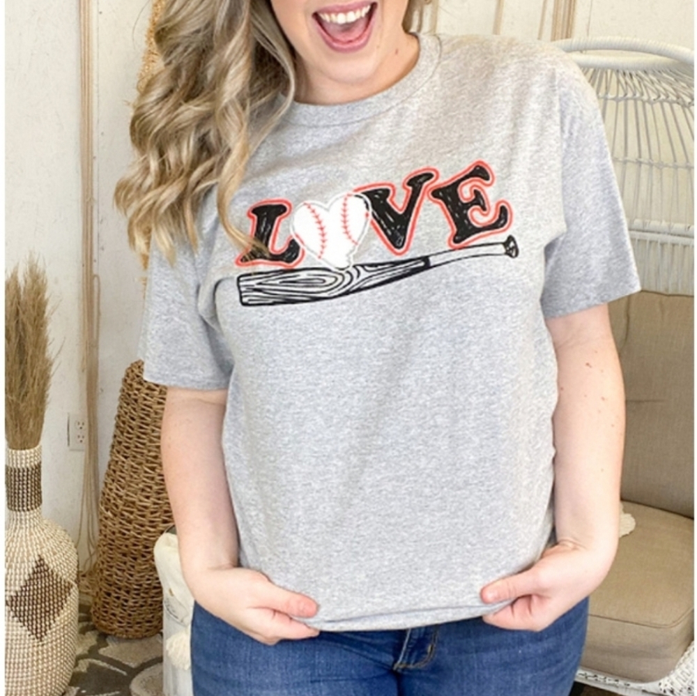 NEW Love Baseball Tee